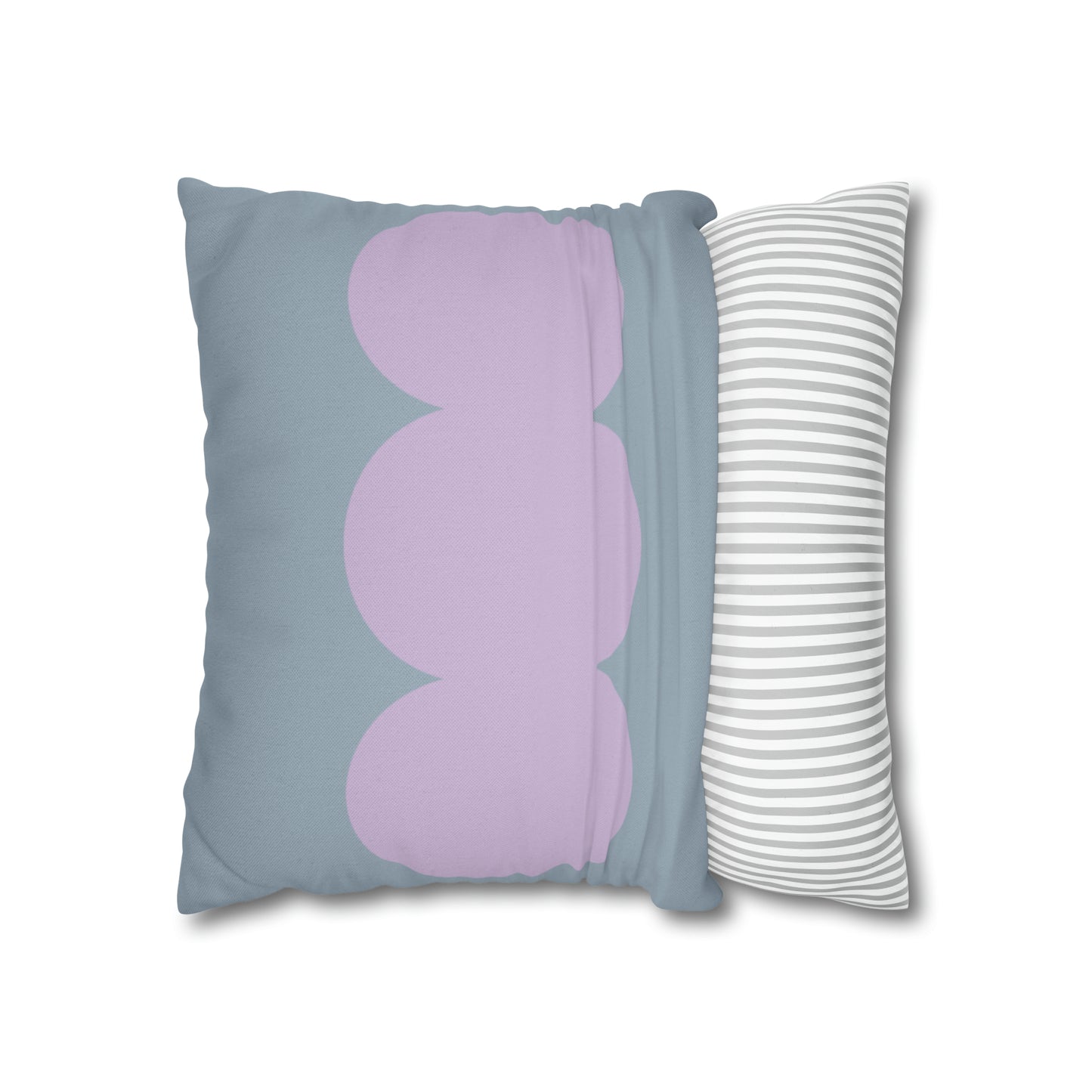 Blue & Lavender Square Pillow Cover