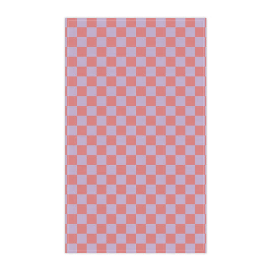 Pink & Lavender Checkered Cloth