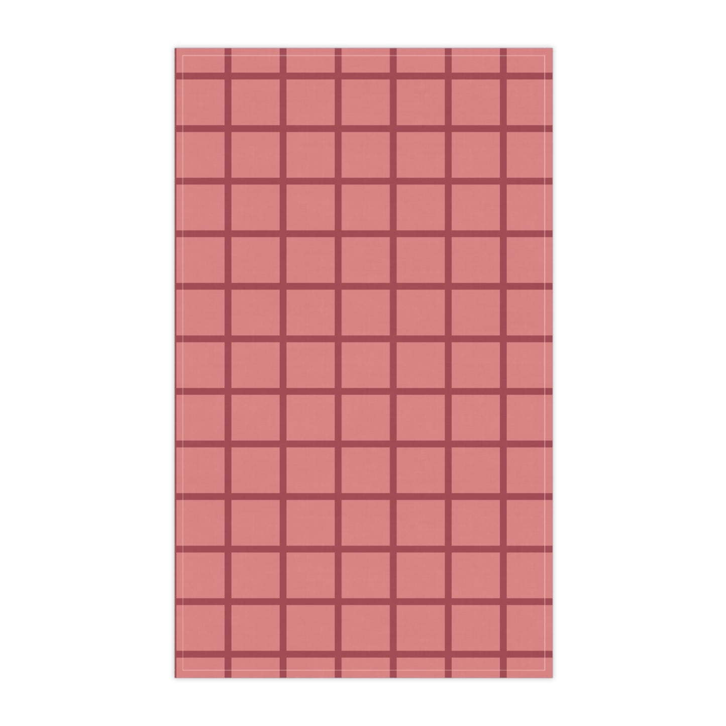 Pink & Red Grid Cloth