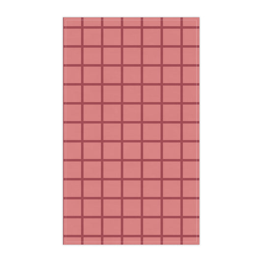 Pink & Red Grid Cloth