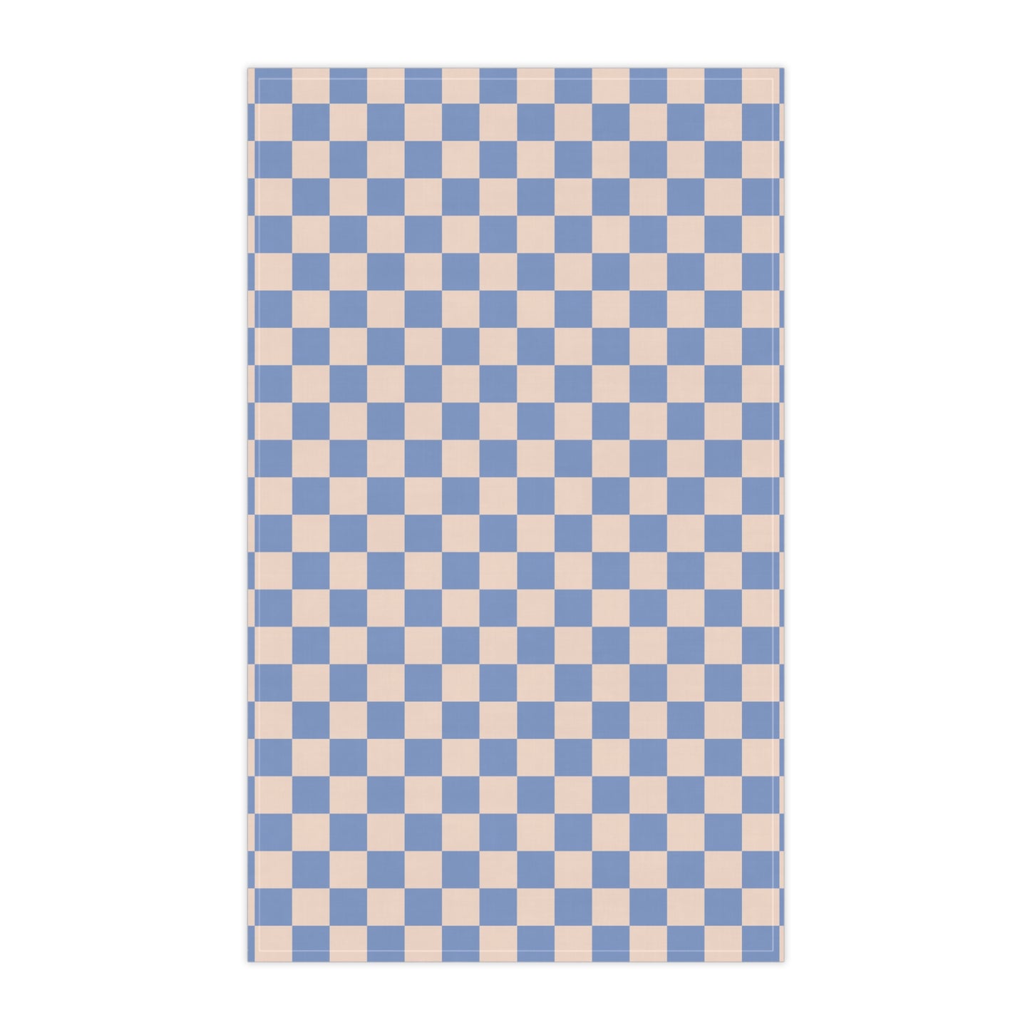 Blue & Beige Checkered Cloth