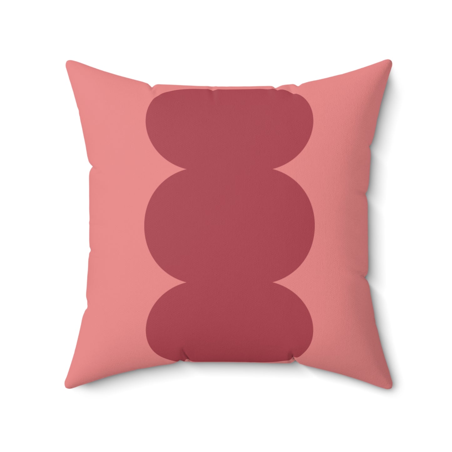 Red & Pink Square Pillow