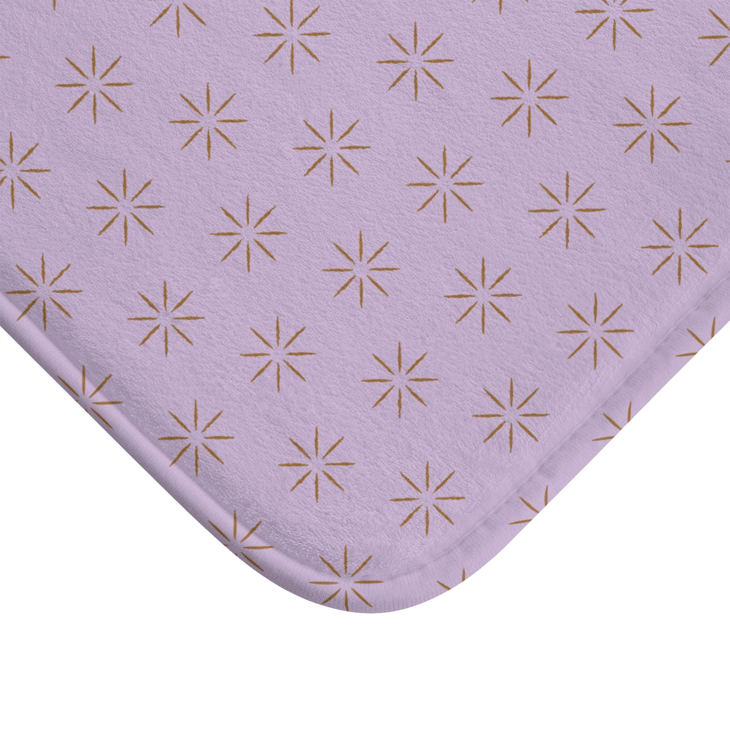 Brown & Lavender Bath Mat