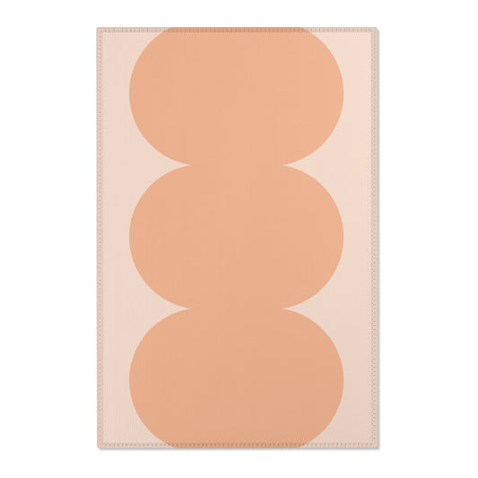 Beige & Orange Rug