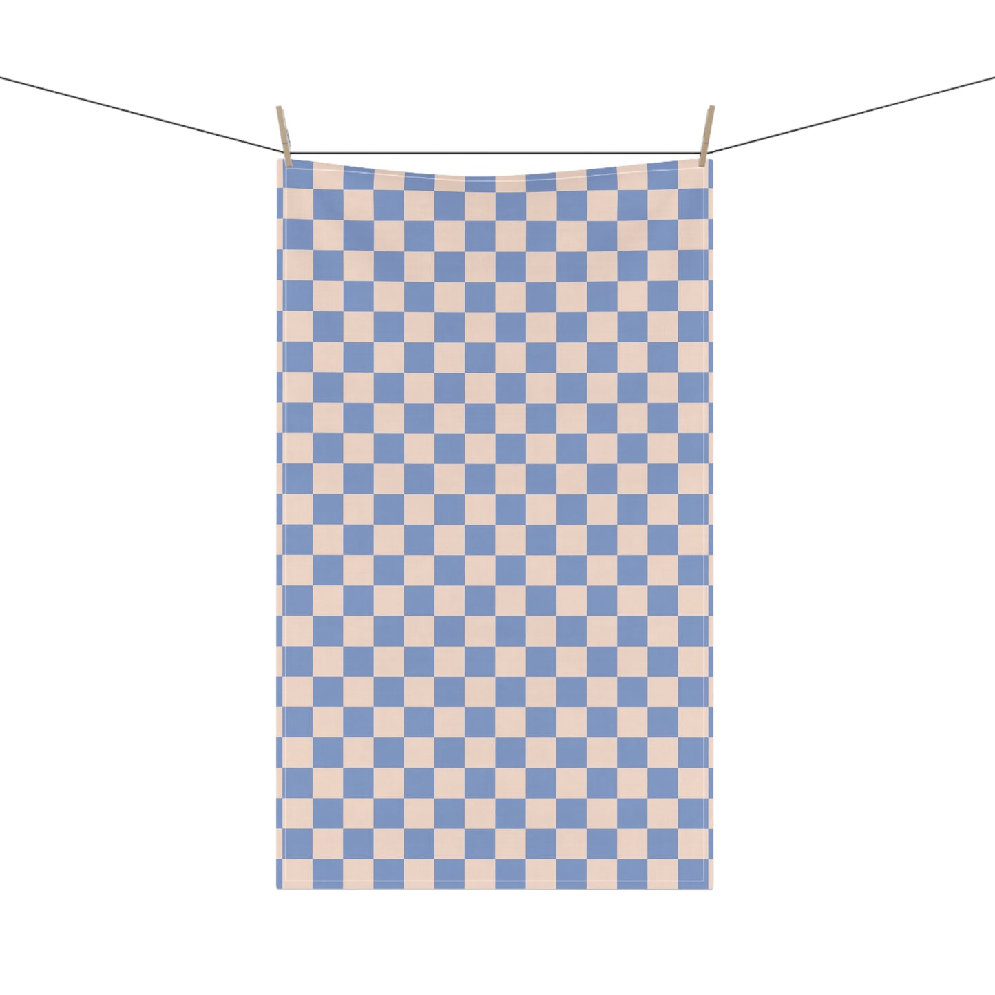 Blue & Beige Checkered Cloth