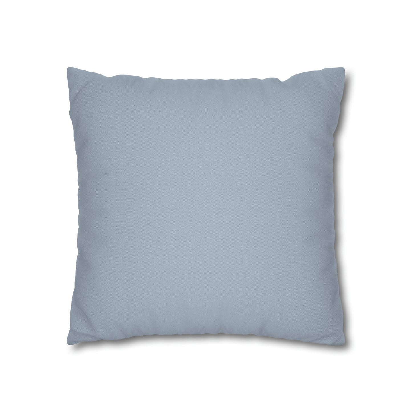 Blue & Beige Moons Square Pillow Cover