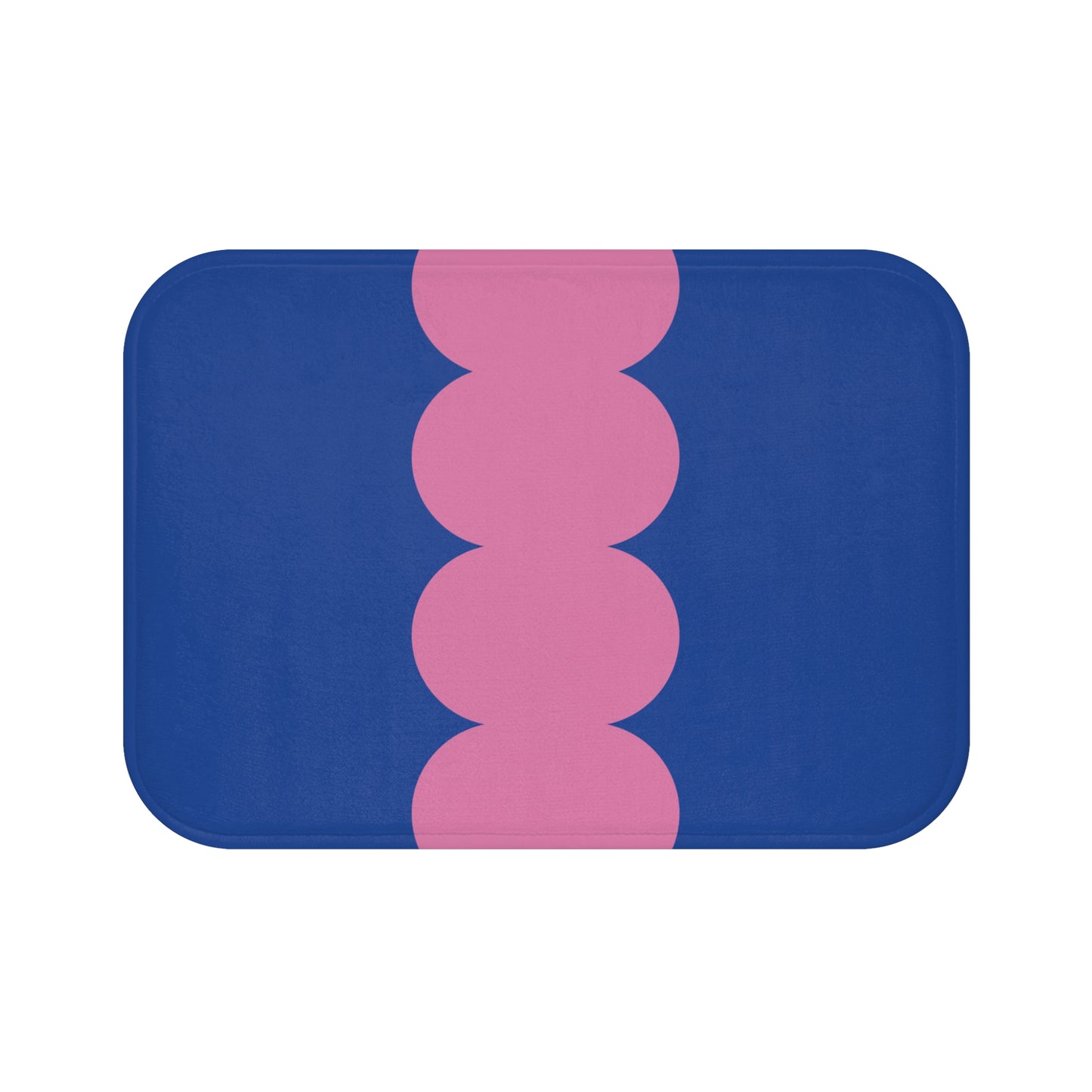 Blue & Pink Bath Mat