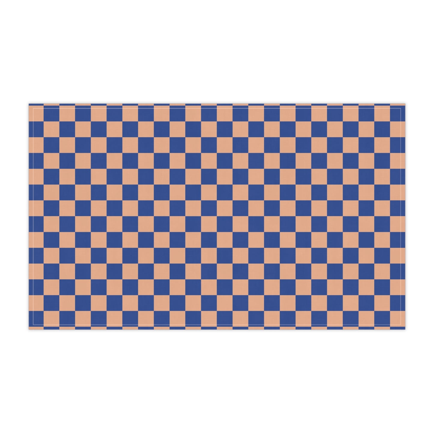 Orange & Blue Checkered Cloth