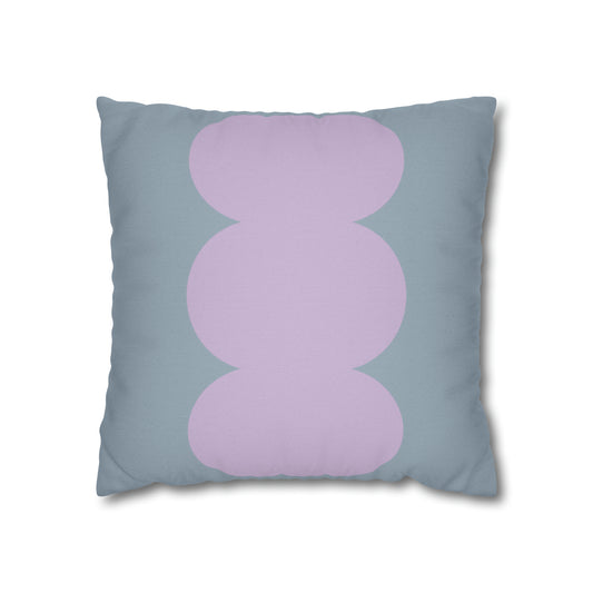 Blue & Lavender Square Pillow Cover