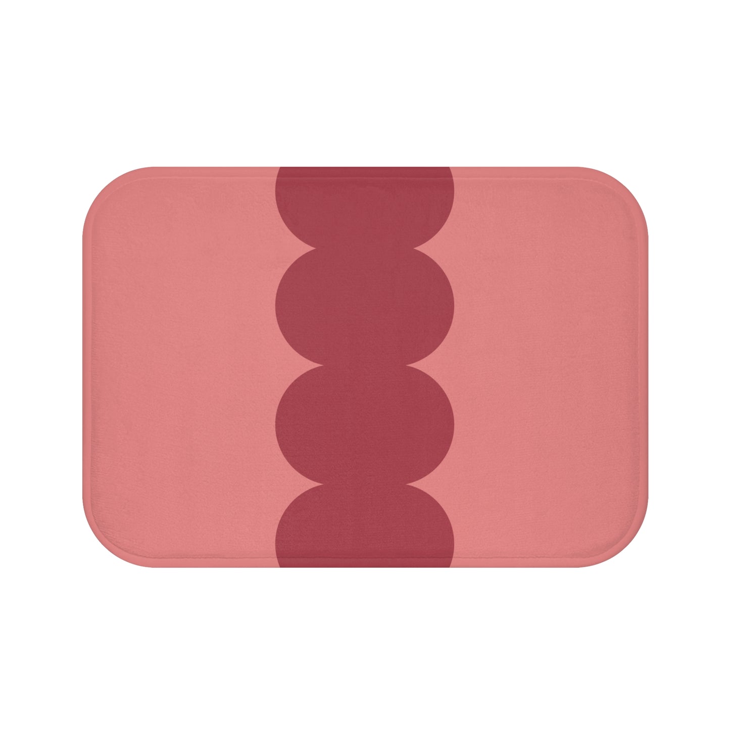 Red & Coral Bath Mat