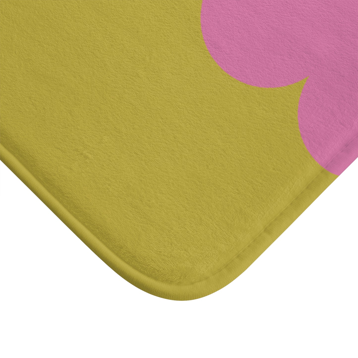 Green & Pink Bath Mat