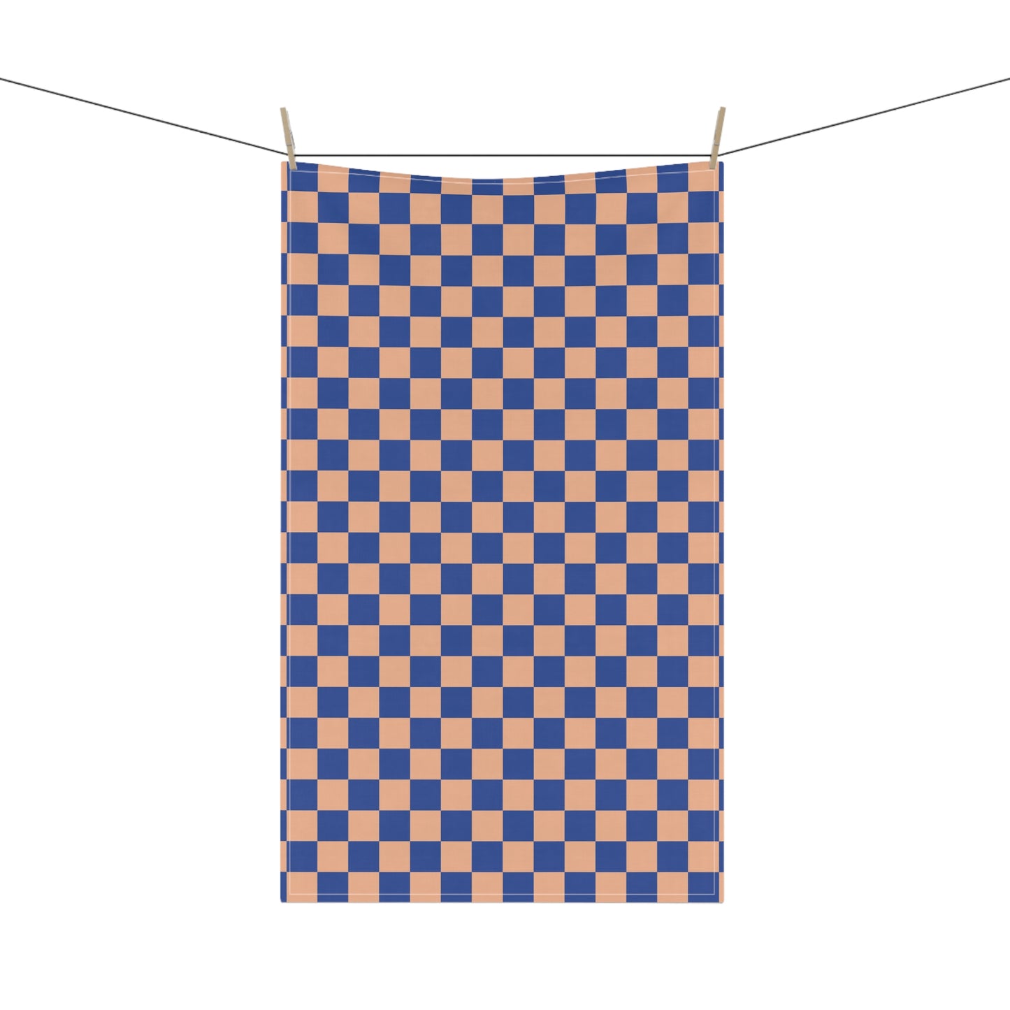 Orange & Blue Checkered Cloth