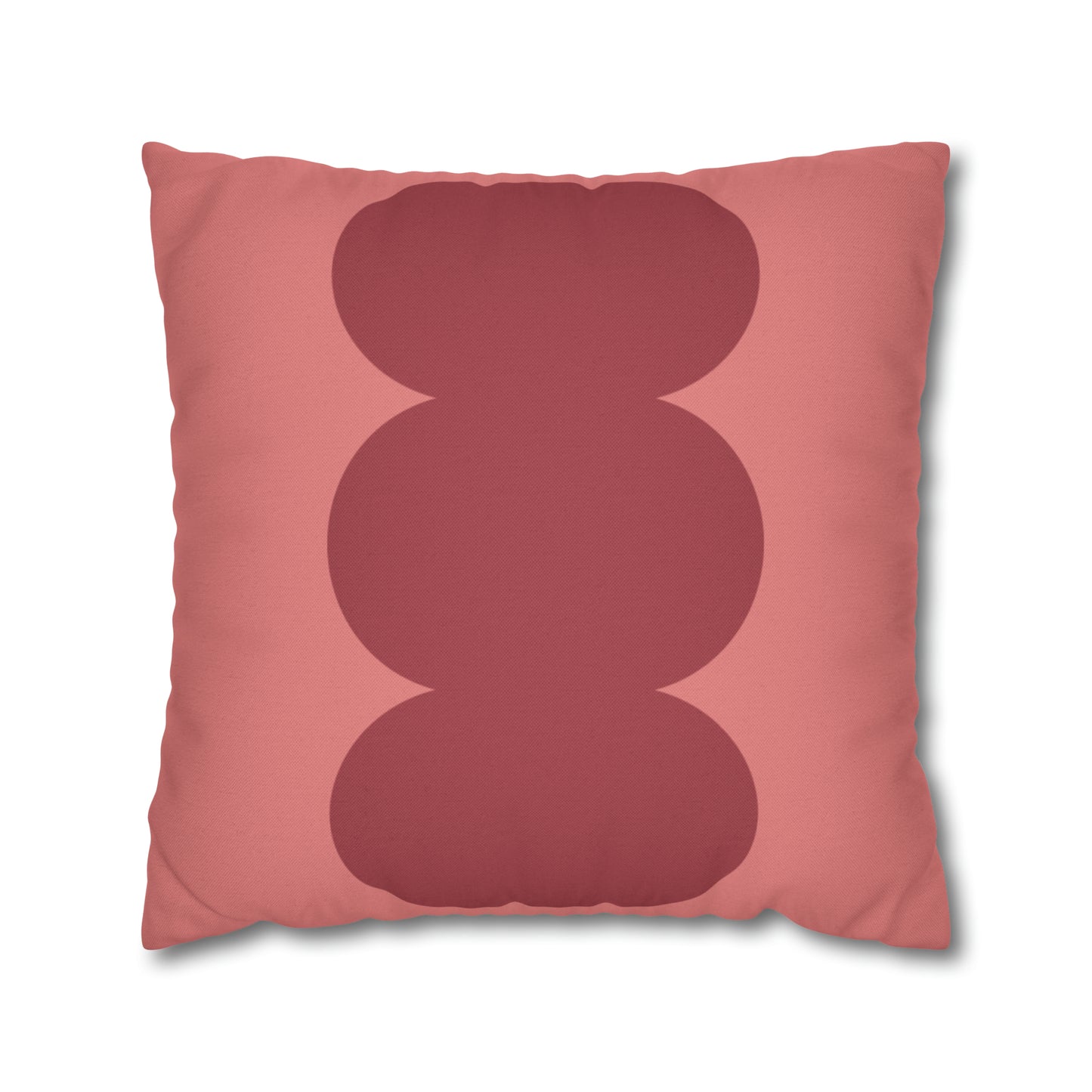 Red & Pink Square Pillow Cover