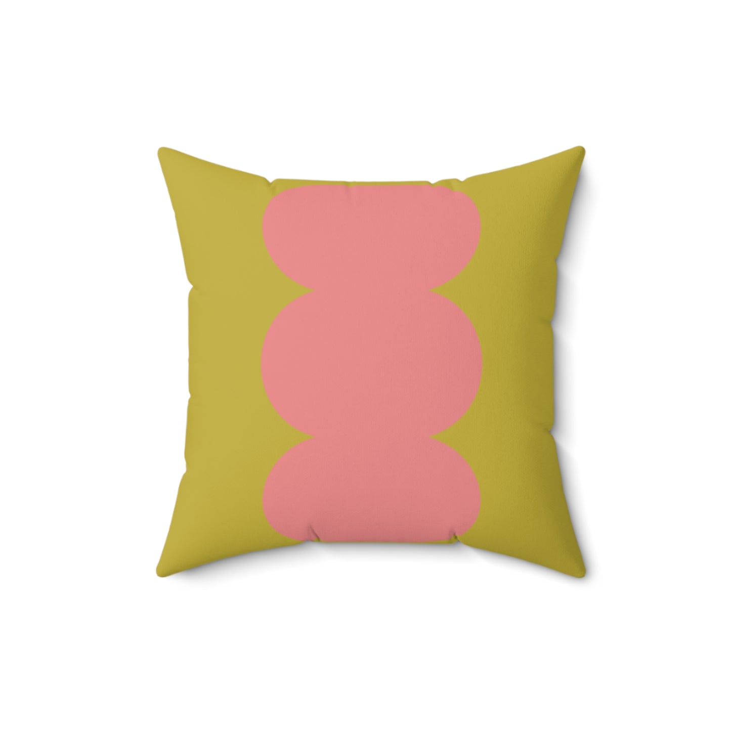 Green & Pink Square Pillow