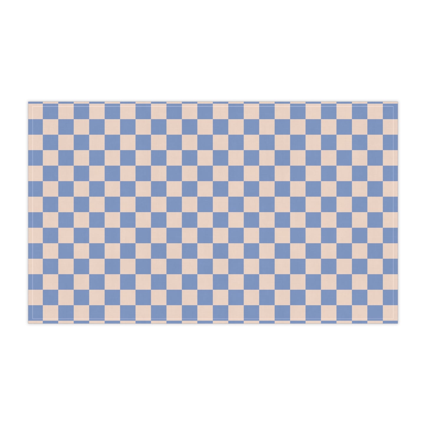 Blue & Beige Checkered Cloth