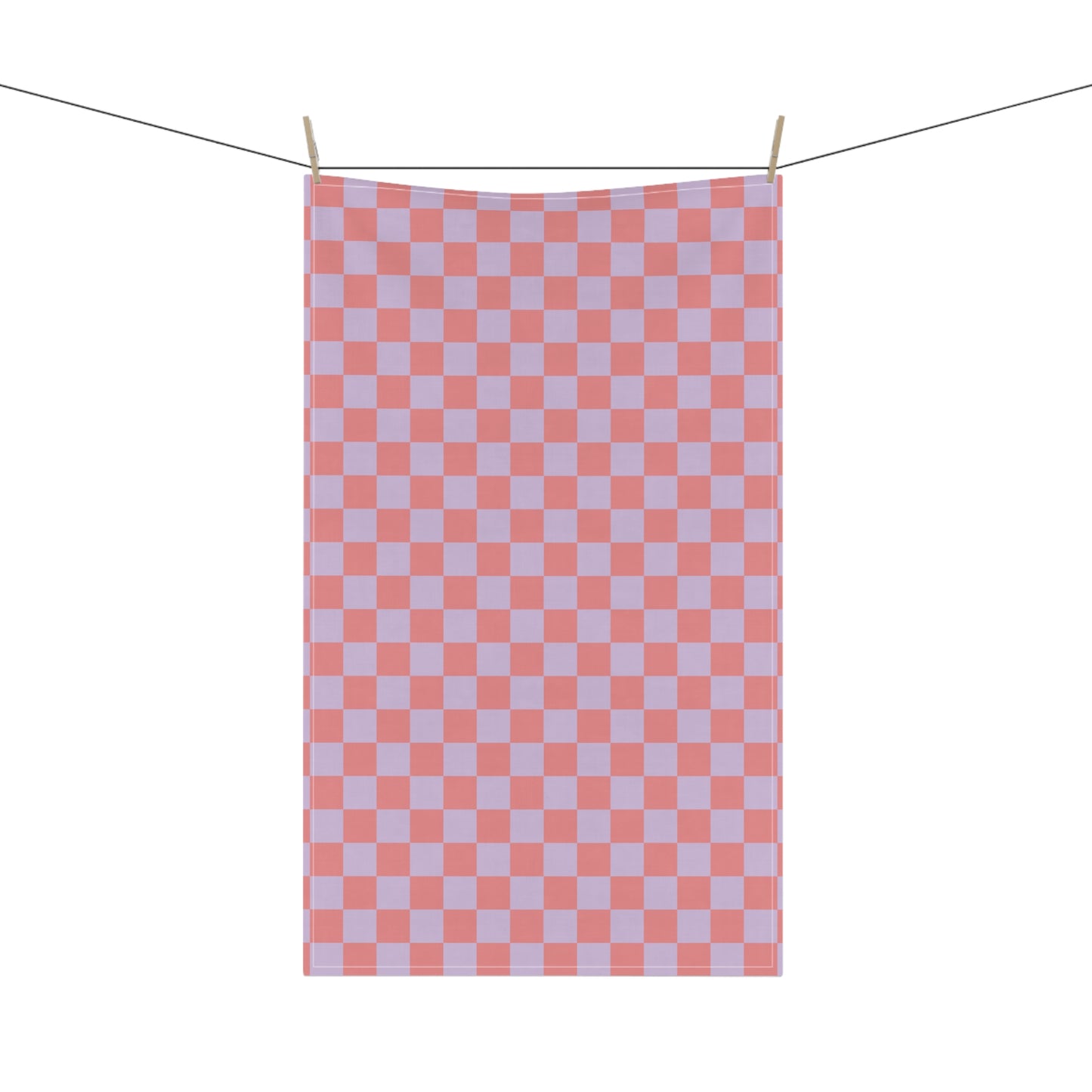 Pink & Lavender Checkered Cloth