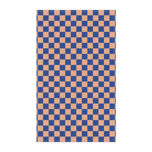 Orange & Blue Checkered Cloth