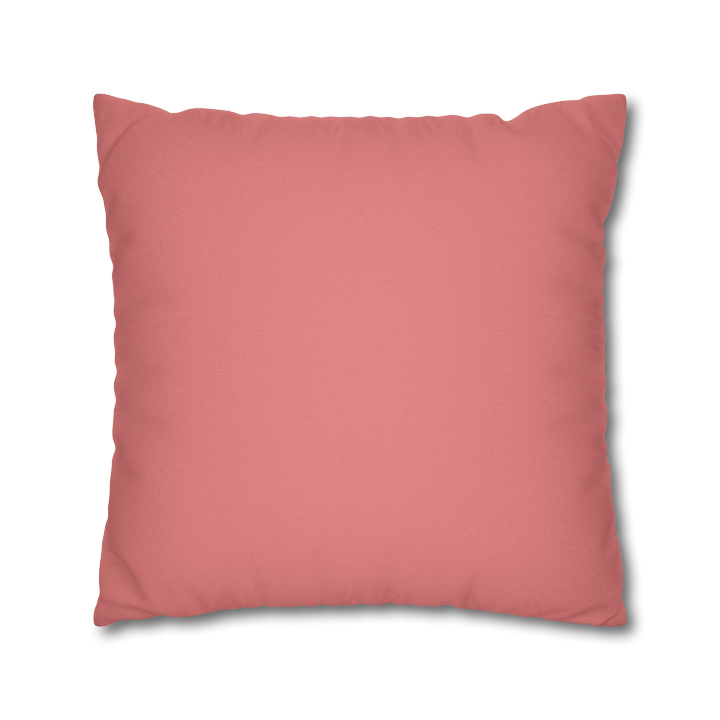 Pink & Beige Moons Square Pillow Cover