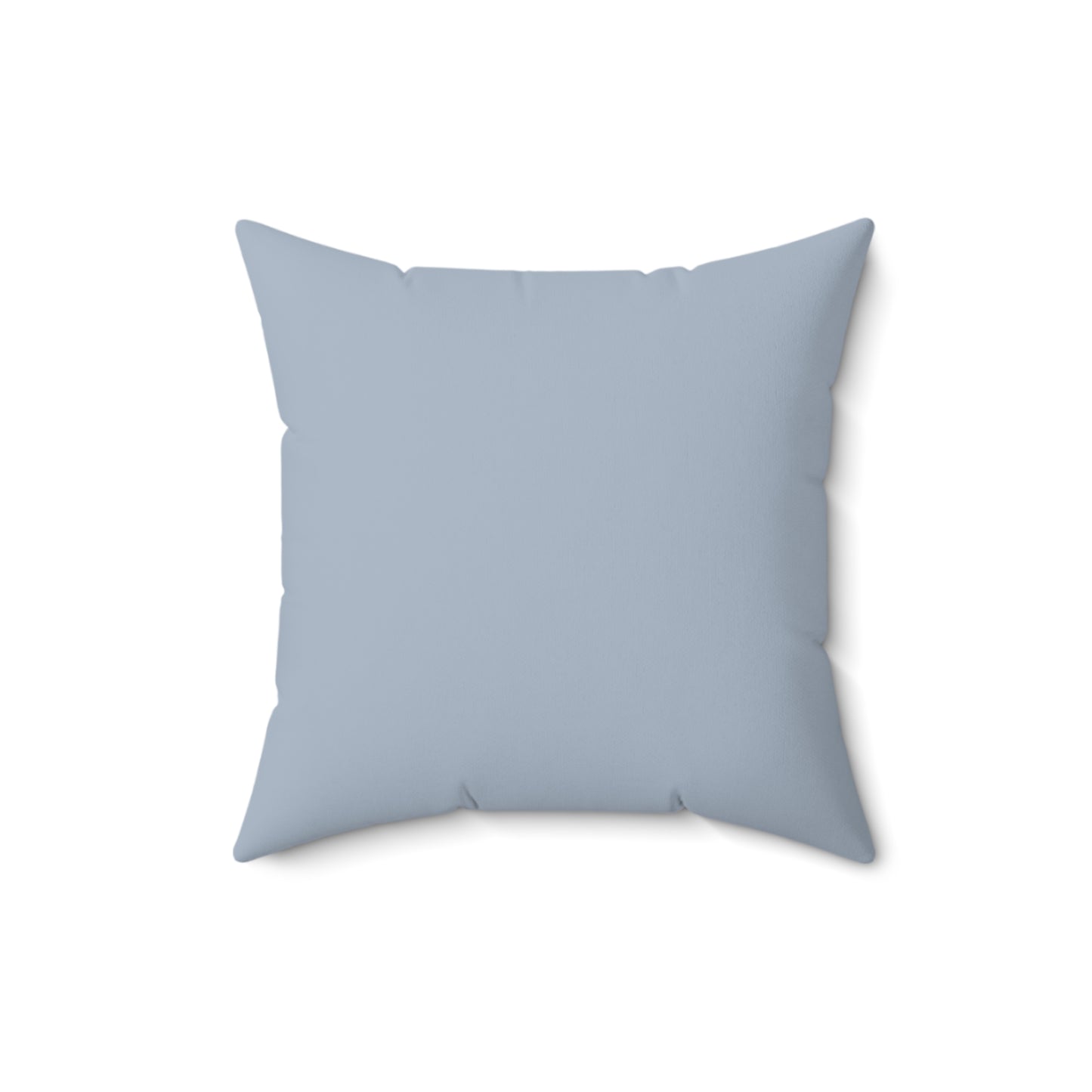 Blue & Beige Moons Square Pillow